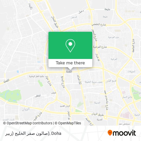 صالون صقر الخليج (زبير) map