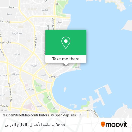 منطقة الأعمال، الخليج الغربي map