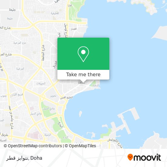 نتوايز قطر map