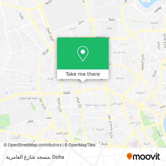 مسجد شارع العامرية map