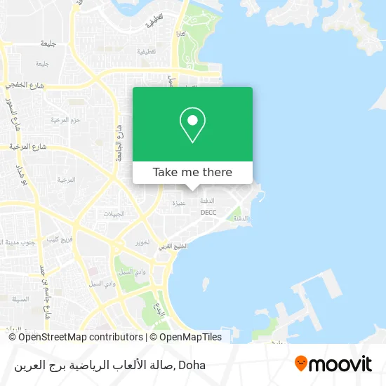 صالة الألعاب الرياضية برج العرين map