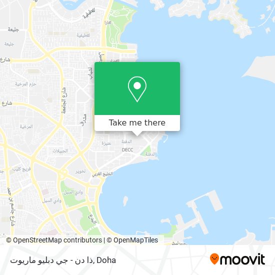 ذا دن - جي دبليو ماريوت map