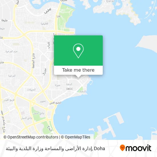 إدارة الأراضى والمساحة وزارة البلدية والبيئة map