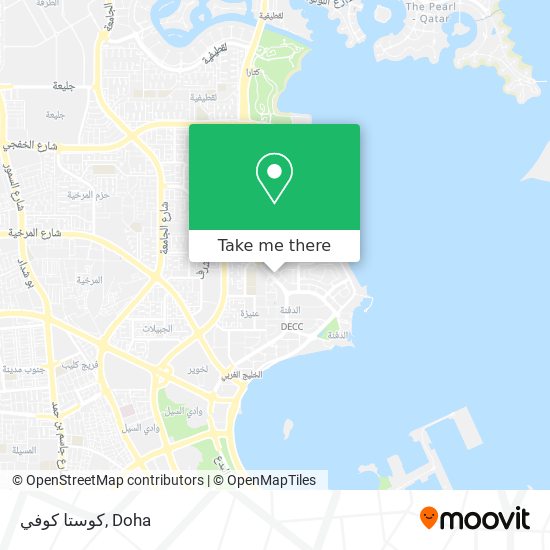 كوستا كوفي map