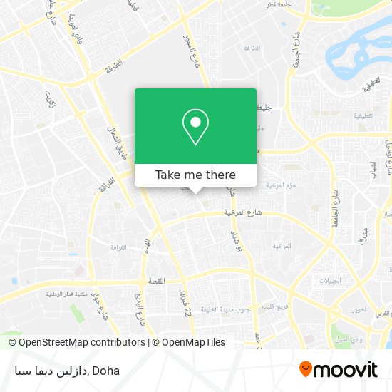 دازلين ديفا سبا map