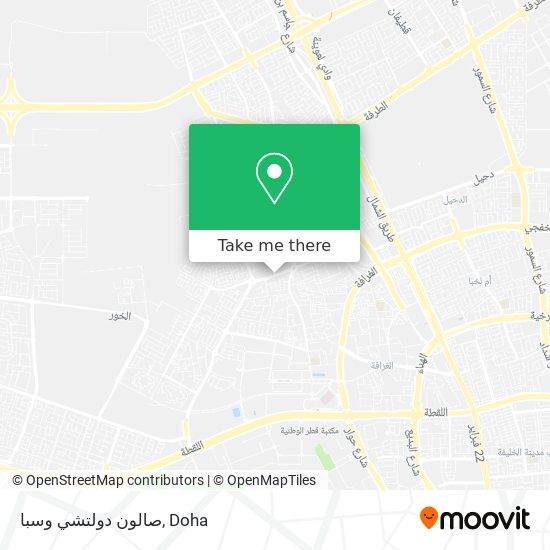 صالون دولتشي وسبا map