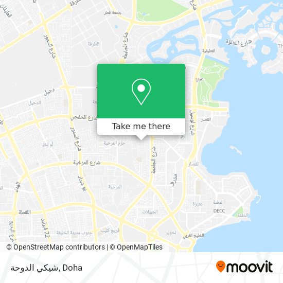 شيكي الدوحة map