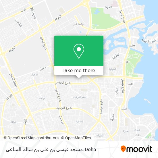 مسجد عيسى بن علي بن سالم المناعي map