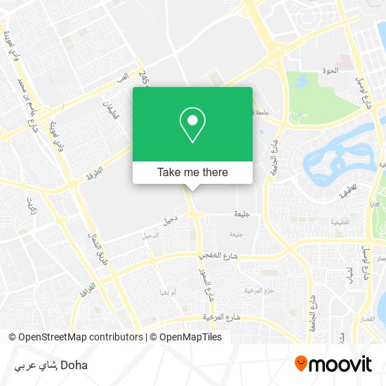 شاي عربي map