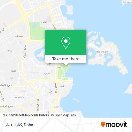 كتارا، قطر map