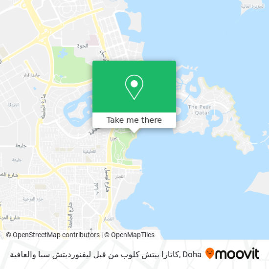 كاتارا بيتش كلوب من قبل ليفنورديتش سبا والعافية map