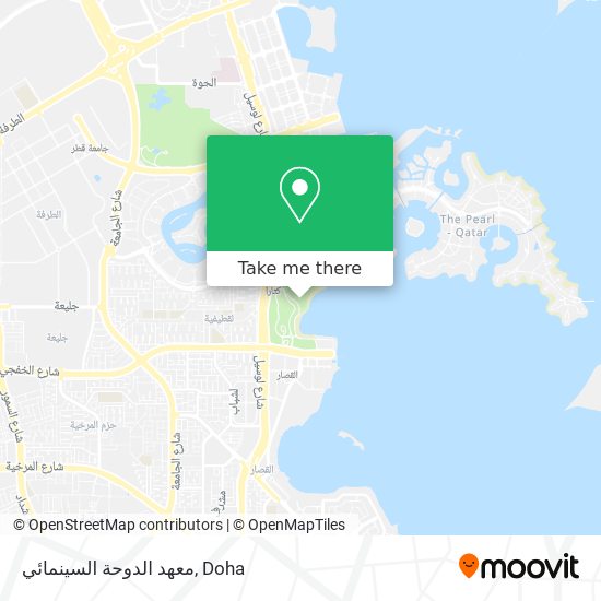 معهد الدوحة السينمائي map