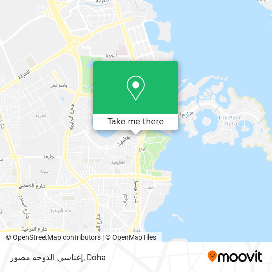 إغناسي الدوحة مصور map