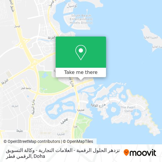 تزدهر الحلول الرقمية - العلامات التجارية - وكالة التسويق الرقمي قطر map