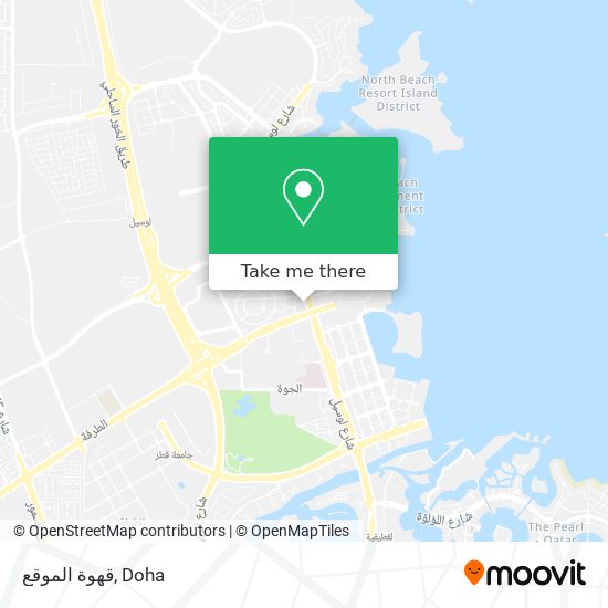 قهوة الموقع map