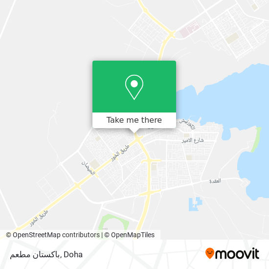 باكستان مطعم map