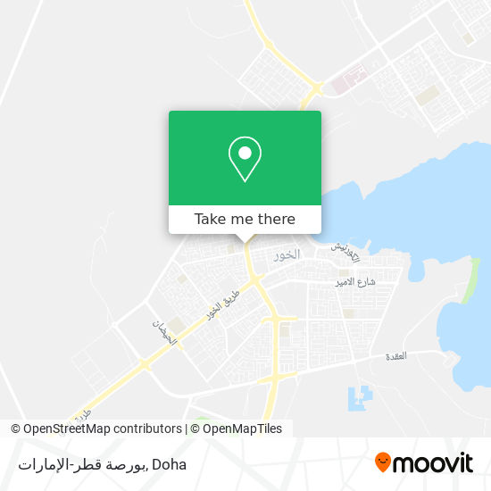 بورصة قطر-الإمارات map