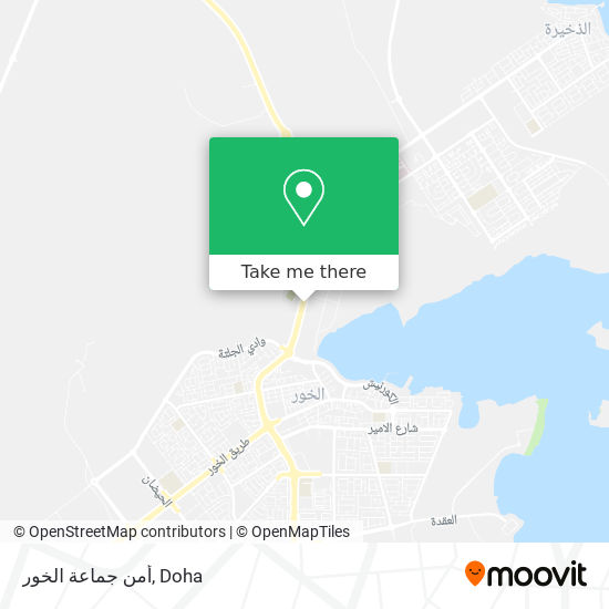 أمن جماعة الخور map