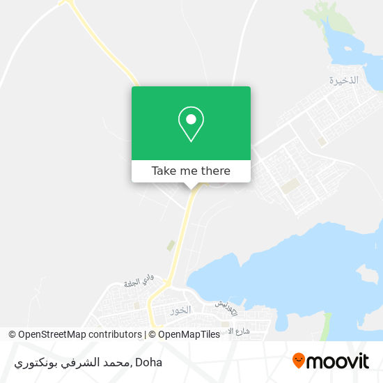 محمد الشرفي بونكتوري map