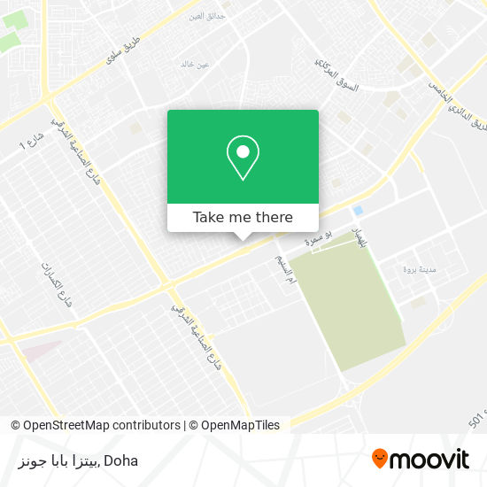 بيتزا بابا جونز map