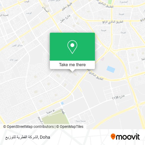 الشركة القطرية للتوزيع map
