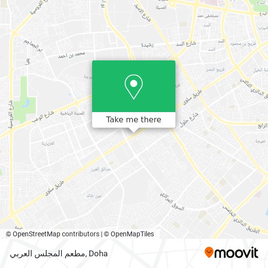 مطعم المجلس العربي map