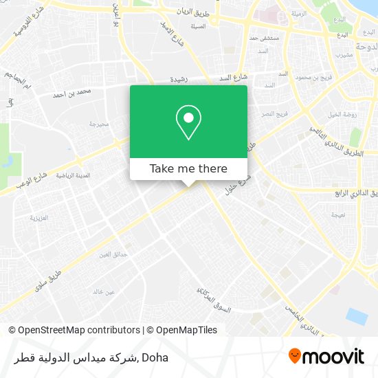 شركة ميداس الدولية قطر map