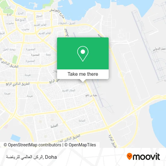 الركن العالمي للرياضة map