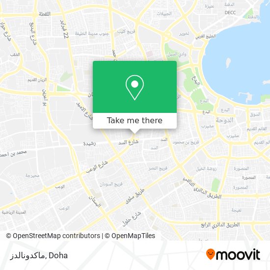 ماكدونالدز map