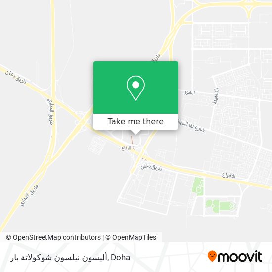 أليسون نيلسون شوكولاتة بار map