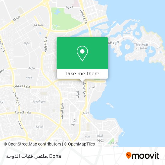 ملتقى فتيات الدوحة map