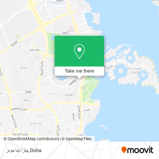بيتزا بابا جونز map