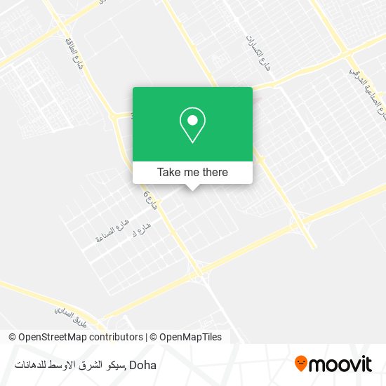 سيكو الشرق الاوسط للدهانات map