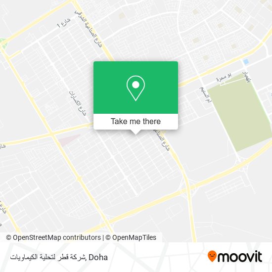 شركة قطر لتحلية الكيماويات map