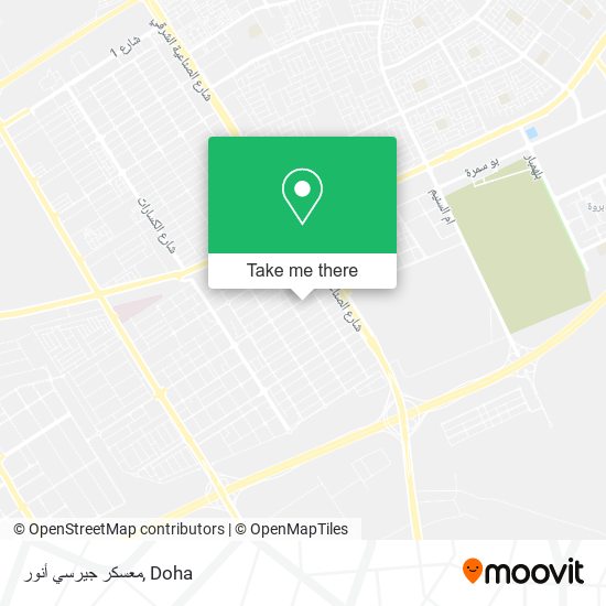 معسكر جيرسي أنور map