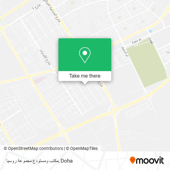 مكتب ومستودع مجموعة روسيا map