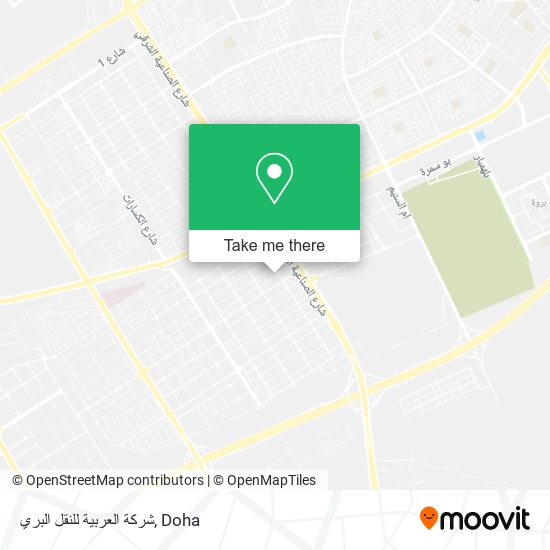 شركة العربية للنقل البري map