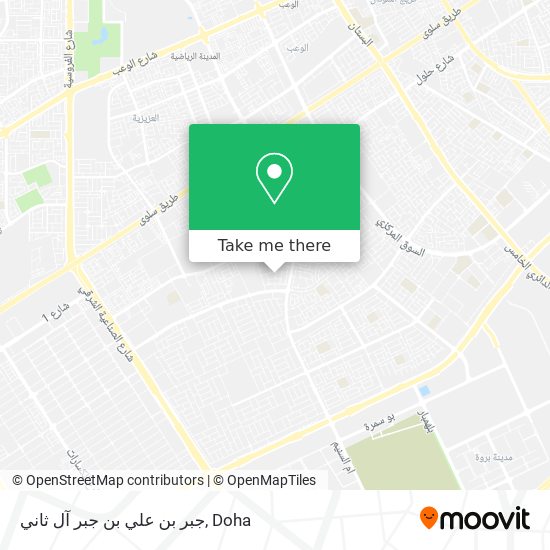 جبر بن علي بن جبر آل ثاني map