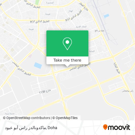 ماكدونالدز راس أبو عبود map