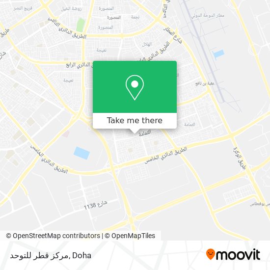 مركز قطر للتوحد map