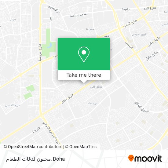 مجنون لدغات الطعام map