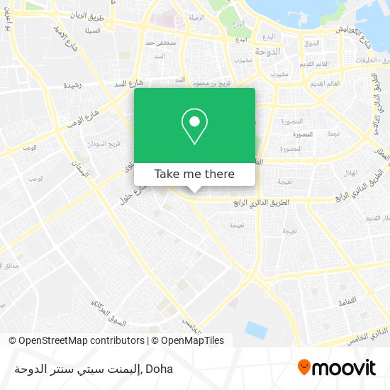 إليمنت سيتي سنتر الدوحة map