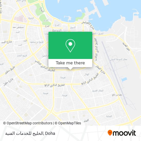 الخليج للخدمات الفنية map