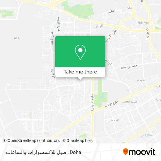 اصيل للاكسسوارات والساعات map
