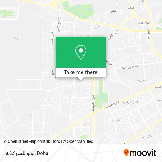 بونو للشوكلاتة map