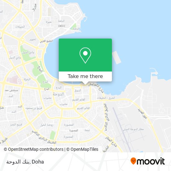 بنك الدوحة map