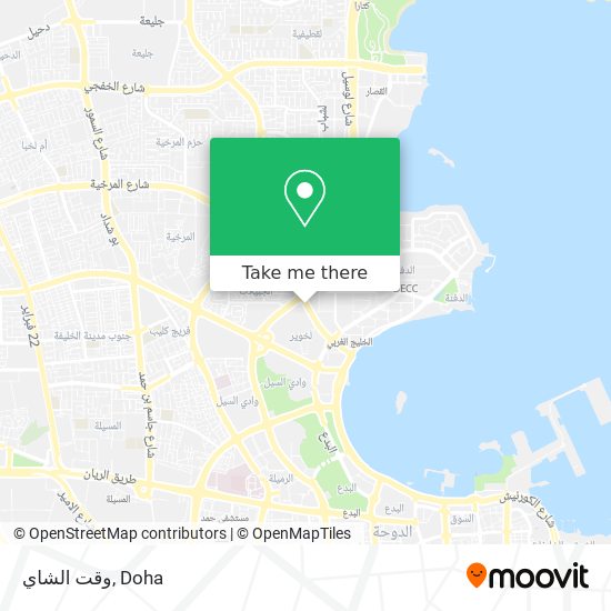 وقت الشاي map