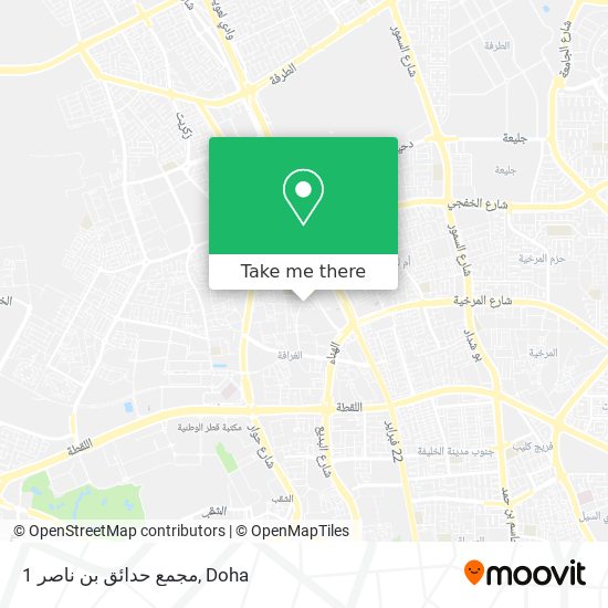 مجمع حدائق بن ناصر 1 map