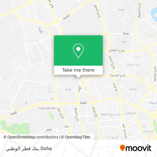 بنك قطر الوطني map