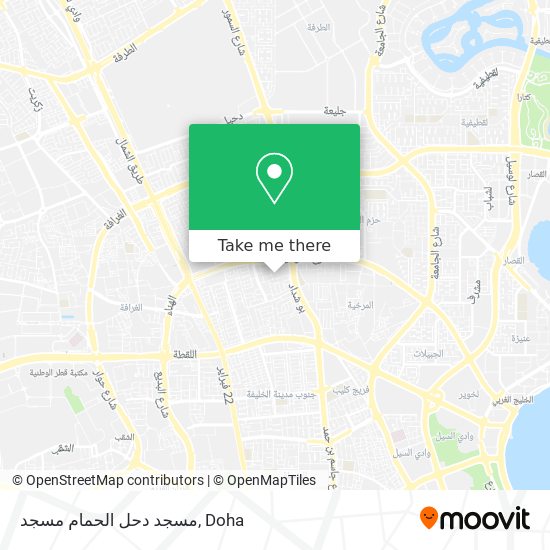 مسجد دحل الحمام مسجد map